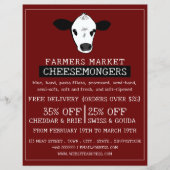 チエセモンガーの牛のポートレート広告ズ チラシ (正面)