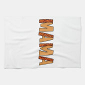 チエタプリントヒョウ母 キッチンタオル (横)