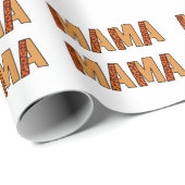 チエタプリントヒョウ母 ラッピングペーパー (ロールコーナー)