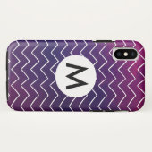チエブロン描きパターン Case-Mate iPhoneケース (裏面(横))