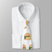 チエモダンスバーガー恋人グルメジャンクフード ネクタイ (タイ)