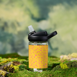 チエリーピンクドットキッズサマーウォーターボトル – 14oz ウォーターボトル