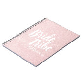 チエレガントックかわいらしバラ金ゴールドグリッター部族 ノートブック (左側)