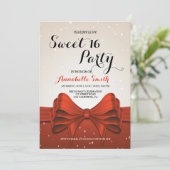 チエレガントックリボンスイート16 招待状 (スタンド正面)