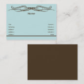 -チエレガントュビー 名刺 (正面/裏面)