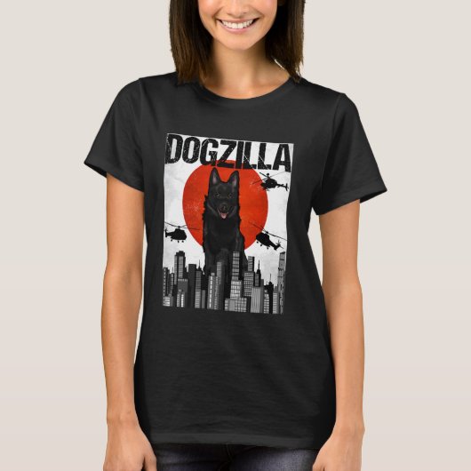 チエンジラドジラシ日本のペル Tシャツ (正面)