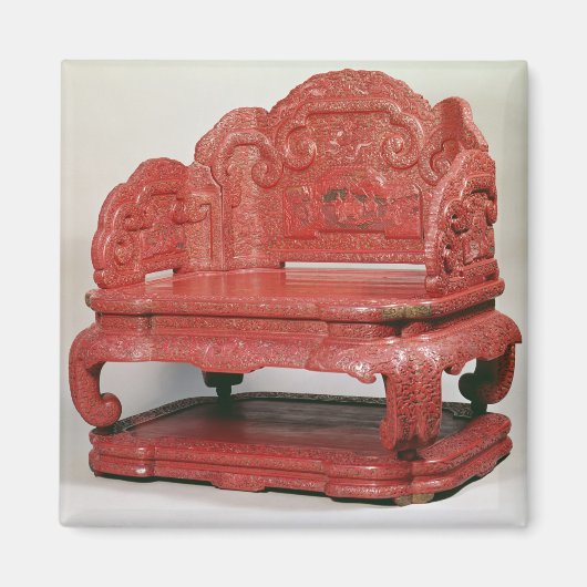 チエンルング天皇位（1736年～95年） マグネット (正面)