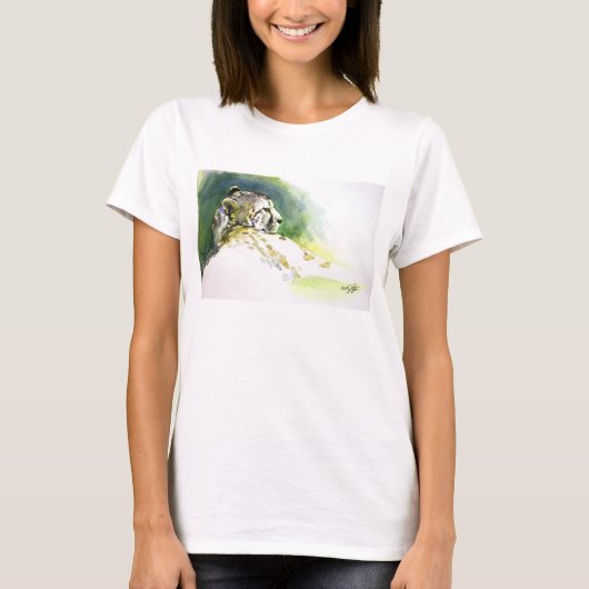 チエ威厳のあるタのシャツ Tシャツ (正面)