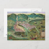 チオスの地図，「シビテス・オルビス・テララム」より ポストカード (正面/裏面)