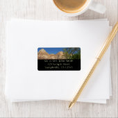 チオン国立公園写真の赤い岩 ラベル (インサイチュ)