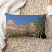 チオン国立公園写真の赤い岩 ランバークッション (ブランケット)