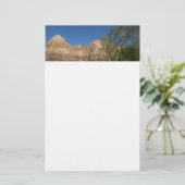 チオン国立公園写真の赤い岩 便箋 (スタンド正面)