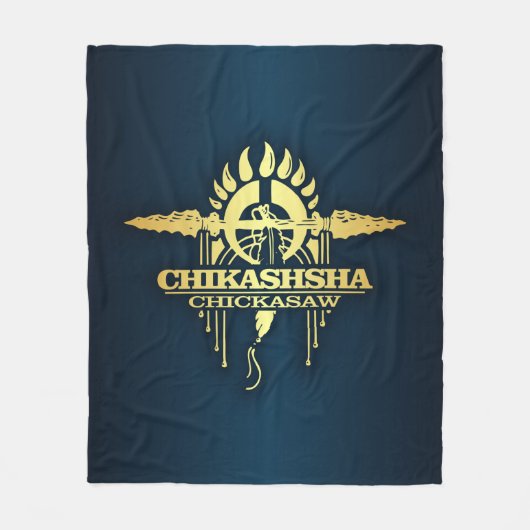 チカソー2 フリースブランケット (正面)