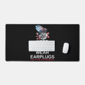 チカダブロッド保アムと衣服耳栓 デスクマット (キーボード&マウス)