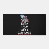 チカダブロッド保アムと衣服耳栓 デスクマット (正面)