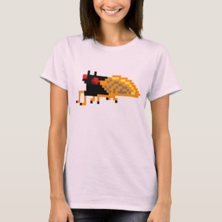 チカダマニアピクセルCicada Tシャツ