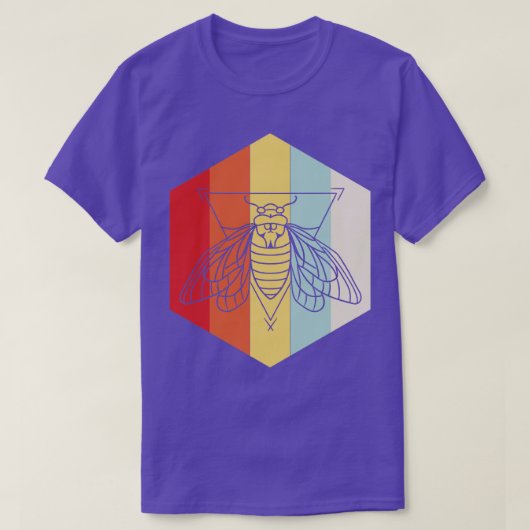 チカダレトロ Tシャツ (デザイン正面)