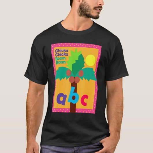 チカチカブームブーム子供のABC学習 Tシャツ (正面)