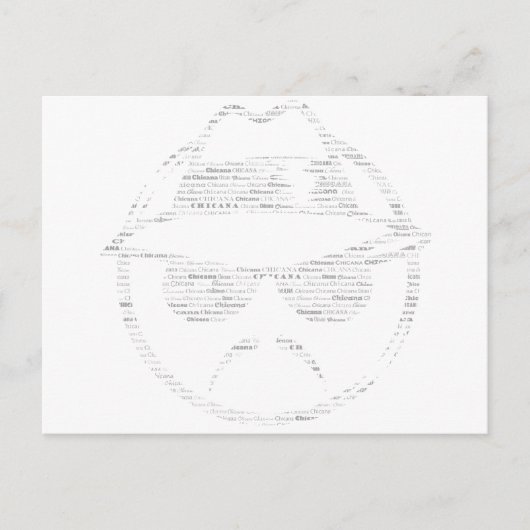 チカナは低文字 ポストカード (正面)