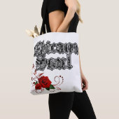 チカナソウルバンダナプリントショッピング トートバッグ (クローズアップ)