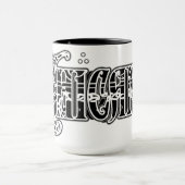 チカナバンダナプリントコーヒー マグカップ (中央)