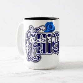 チカナバンダナプリント ツートーンマグカップ