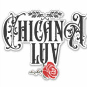 チカナラブカーデカールシール シール (正面)