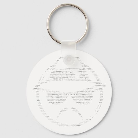 チカナ乗りロー文字ローライダー キーホルダー (正面)