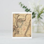 チカマウガの戦い – 南北戦争パノラママップ4 ポストカード (スタンド正面)