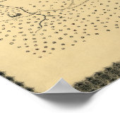 チカマウガの戦い – 南北戦争パノラママップ ポスター (角)