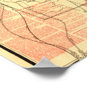 チカマウガの戦い – 南北戦争パノラママップ ポスター (角)