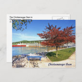 チカマウガダム – チャタヌーガ，テネシー州，アメリカ ポストカード (正面/裏面)