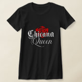 チカーナの女王 赤バラTシャツ Tシャツ (レイダウン)