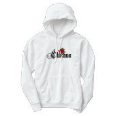 チカーナの赤いバラ パーカ