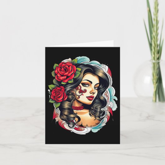 チカーノチカーナラザバリオタトゥーアート死 カード (正面)