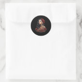 チカーノチカーナラザバリオタトゥーアート死_5 ラウンドシール (バッグ)