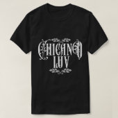 チカーノラブ ブラック Tシャツ (デザイン正面)