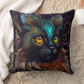 チカ - 美しいトコシエガネ猫のクッション クッション (ブランケット)