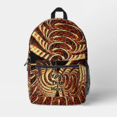 チガーフィッシュ プリントバックパック (正面)