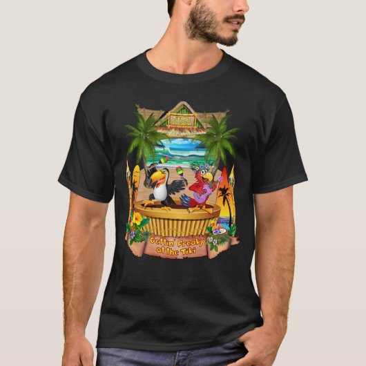 チキでフリースタイル Tシャツ (正面)