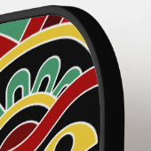 チキトーテカッコいいムカスタムモノグラム ピックルボールラケット (左詳細)