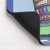 チキバードプラムマウスパッド マウスパッド (コーナー)