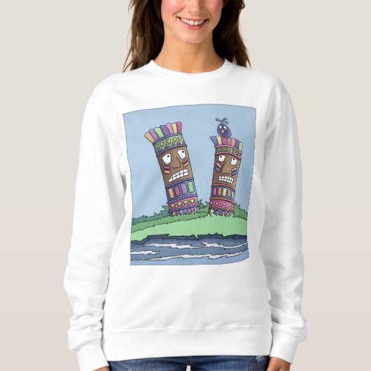 チキバードプラム スウェットシャツ (正面)