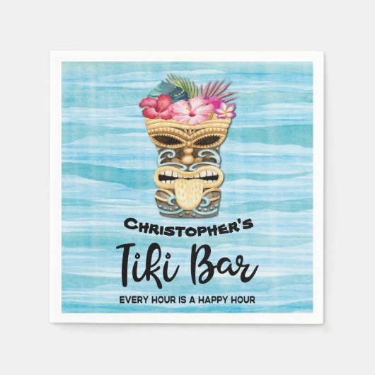 チキモノグラムのバーパーティー スタンダードカクテルナプキン (正面)