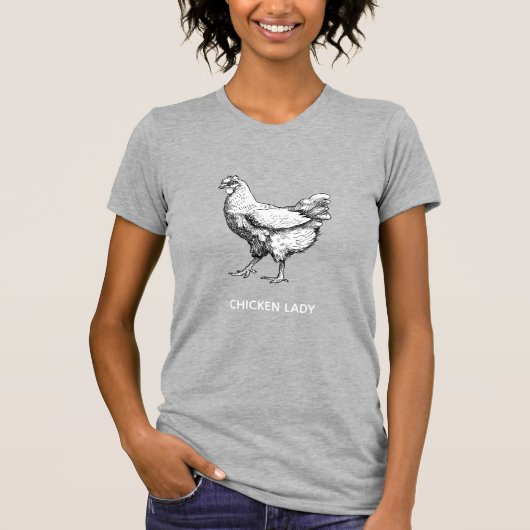 チキンおばさん Tシャツ (正面)