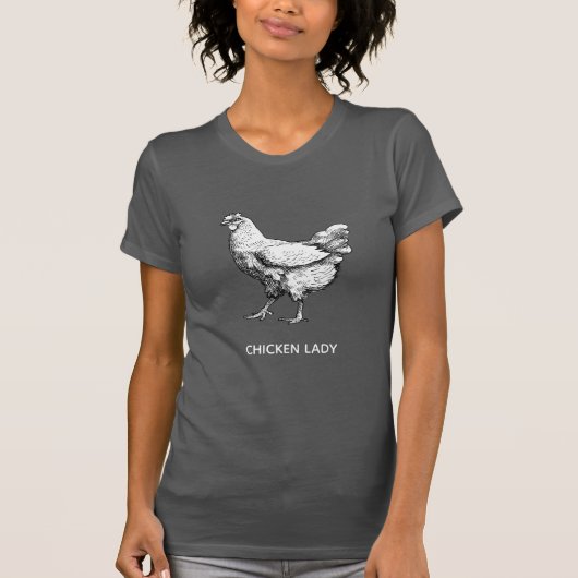 チキンおばさん Tシャツ (正面)