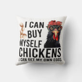 チキンおもしろいことわざ クッション (裏面)