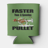 チキンおもしろいのランニング漫画の缶クーラー 缶クーラー (正面)