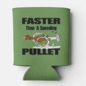 チキンおもしろいのランニング漫画の缶クーラー 缶クーラー (裏面)