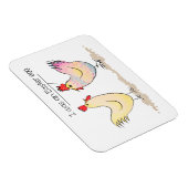 チキンおもしろいはイースターの卵マグネットだった マグネット (右側)